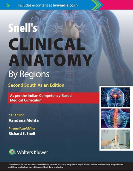 Snell`s Clinical Anatomy by Regions, 2nd South Asian ed Vandana Mehta - eLocalshop