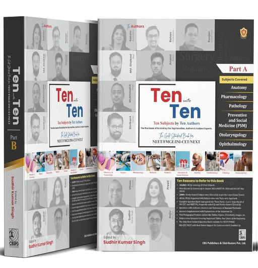 Ten into Ten "Ten Subjects by Ten Authors" - 2 VOLUME SET (Part A and B) - eLocalshop