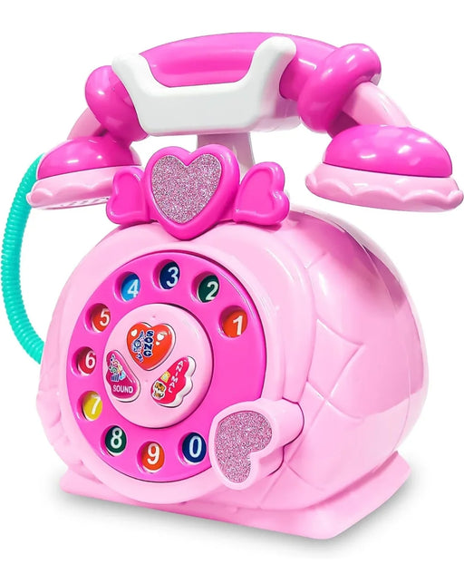 Classic Dial Receiver Simulation Telephone Toy for Kids - eLocalshop