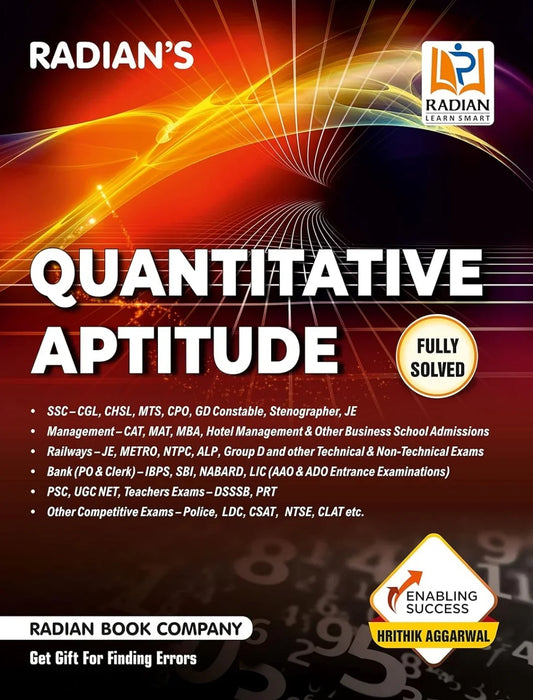 Quantitative Aptitude Book for Competitive Exams 2023 English Edition - eLocalshop