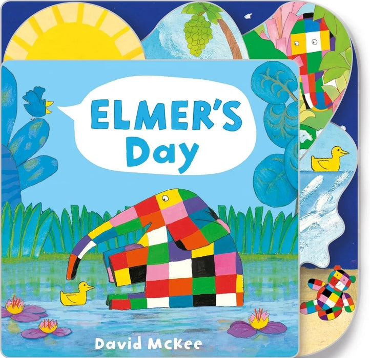Elmer's Day: Tabbed Board Book by David McKee - eLocalshop