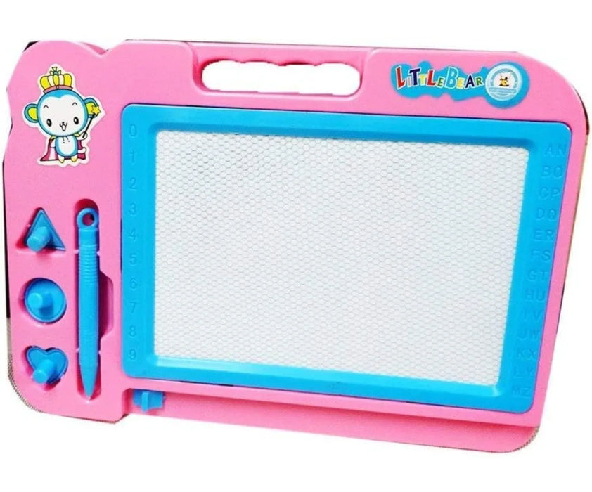 Educational Writing and Drawing Magic Slate/Chalk Slate for Kids Pink - eLocalshop