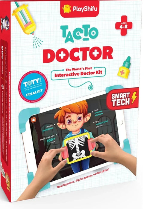 PlayShifu Tacto Doctor AR-Powered STEM Pretend Play Toys for Kids -STEM Kit with 3 Interactive Games and 100+ Fun Learning Levels (4-10 Years) - eLocalshop