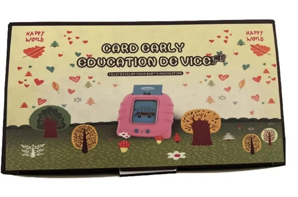 Card Carly Education de vice Talking Flash Cards Learning Toys for 2 3 4 5 6 Year Old Boys - eLocalshop