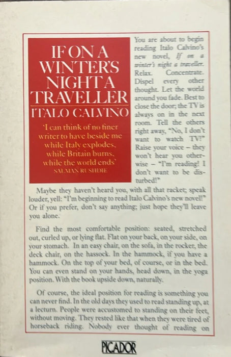 If on a Winters Night a Traveller by Italo Calvino