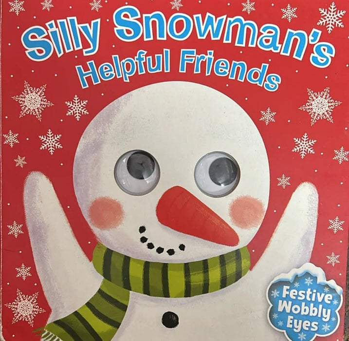 Silly snowman helpful friend