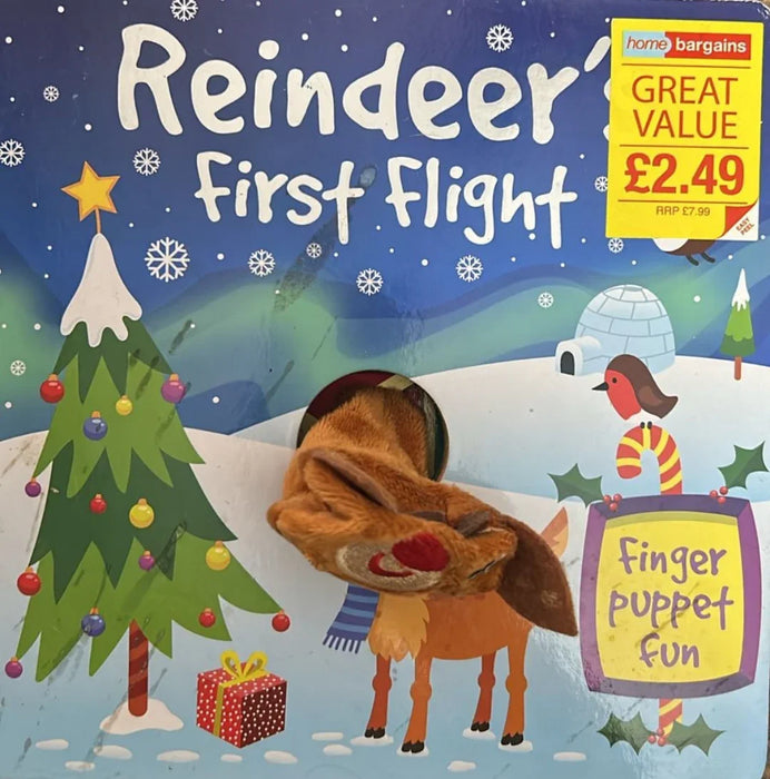 Reindeer's first flight (Finger Puppet Fun)
