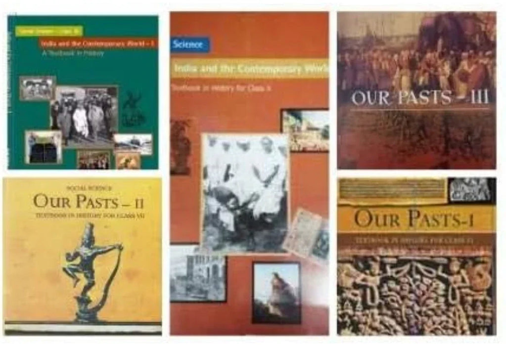 History Book Set Class-6 To Class-10 (Set Of 5 book) For Upsc/IAS Civil service exam 2025-26 Edition