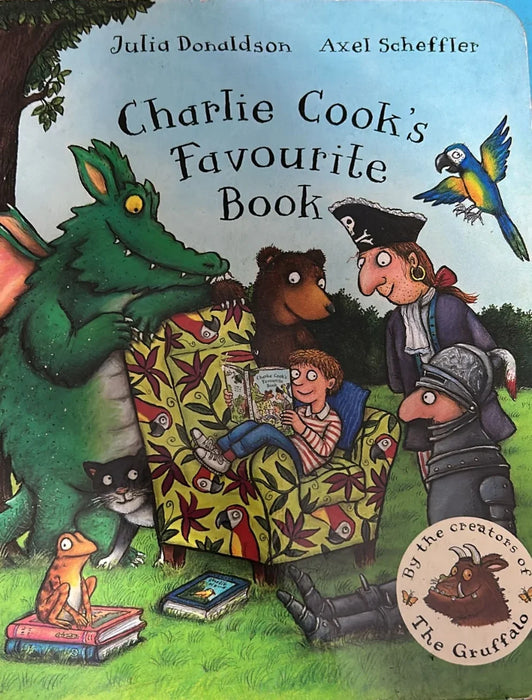 Charlie cooks favourite book by Julia Donaldson