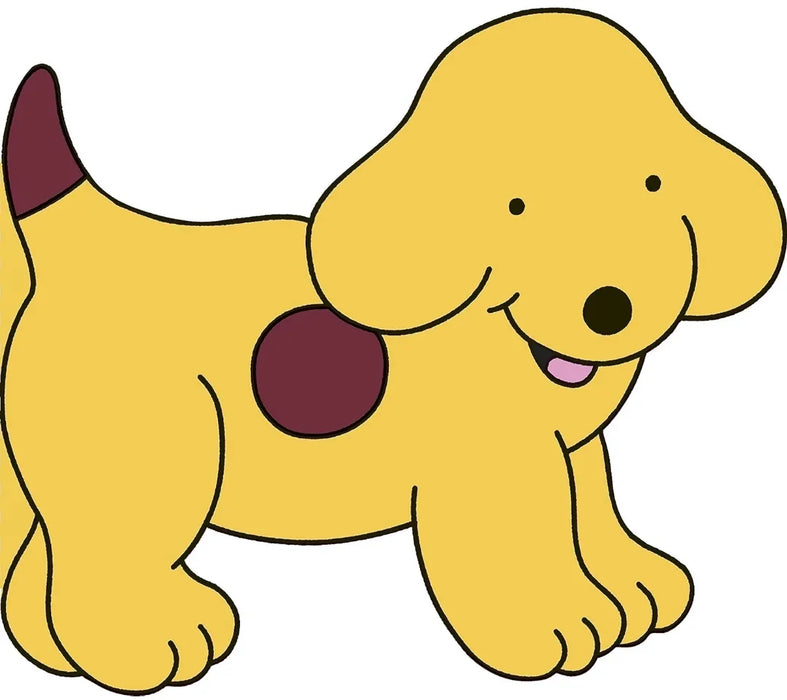 All About Spot: A dog-shaped board book for babies and toddlers