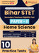 Book cover of Bihar STET Secondary Teachers Eligibility Test Paper II for Home Science with educational branding.