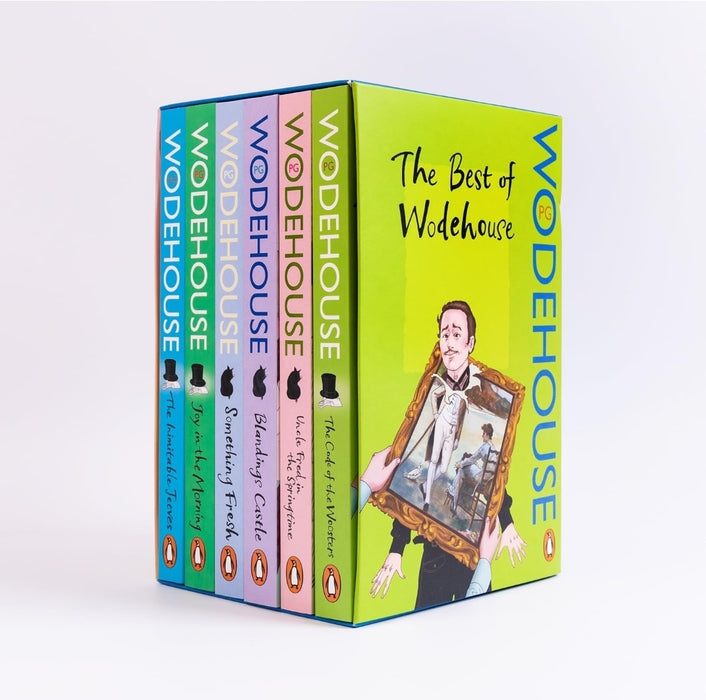 The Best Of Wodehouse: P.G. Wodehouse 6-Books Slipcase (The Code of the Woosters, Uncle Fred in the Springtime, Blandings Castle, Something Fresh, Joy in the Morning, The Inimitable Jeeves)