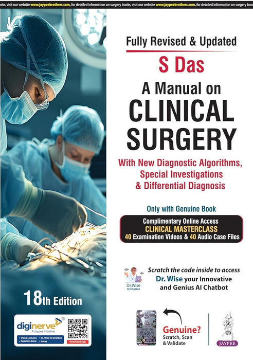 A MANUAL ON CLINICAL SURGERY WITH NEW DIAGNOSTIC ALGORITHMS