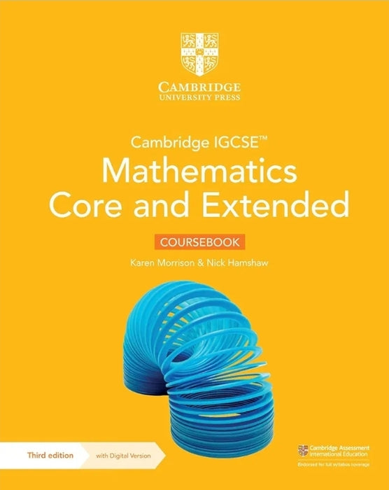 Cambridge IGCSE Mathematics Core and Extended Coursebook