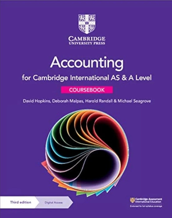 Cambridge International AS & A Level Accounting Coursebook with Digital Access (2 Years)
