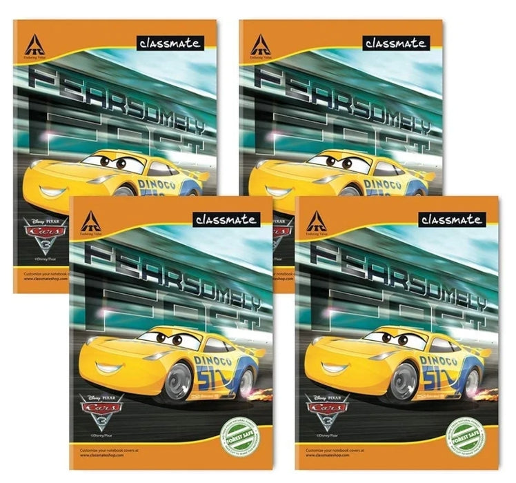 Classmate Notebook | 172 Pages | Four Lines with Gap  Pack of 4 |