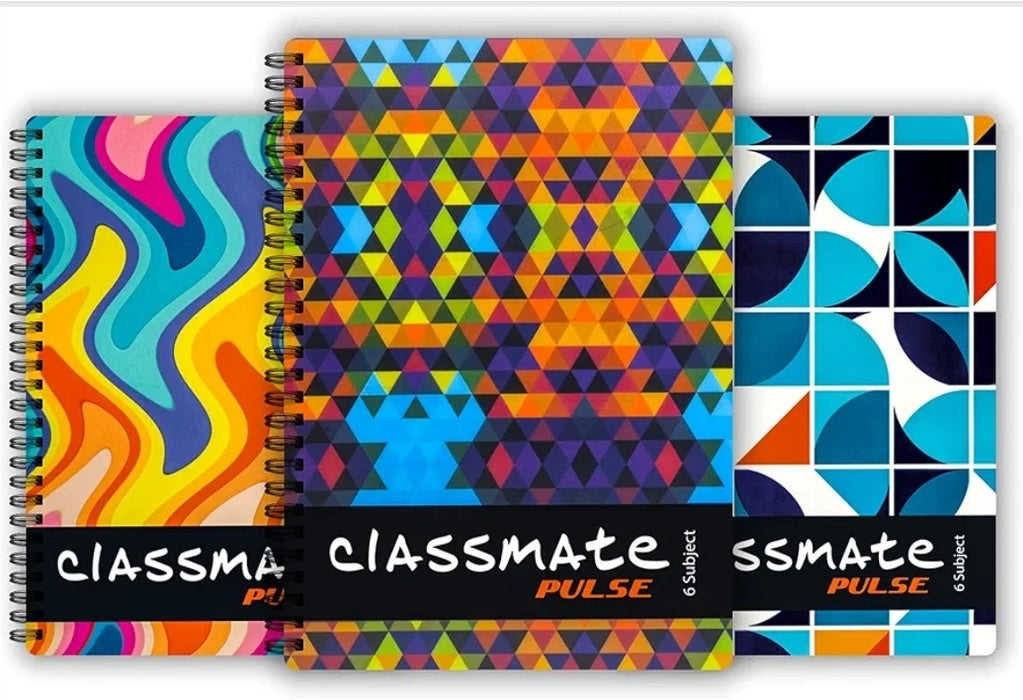 Classmate Pulse Notebook 300 pages, Pack of 3