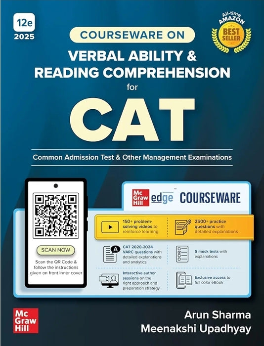 Courseware on Verbal Ability & Reading Comprehension, 12e for CAT 2025-26 by Arun Sharma