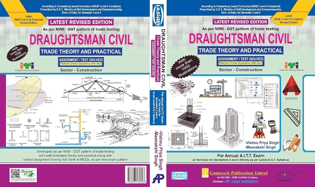 D-MAN CIVIL TH. & PRACT.(WITH SOL.ASST.)(NSQF-5 SYLL.) SEM. 3 & 4