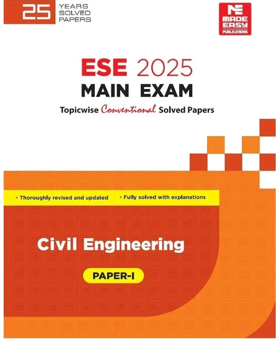 ESE 2025 Mains Examination Civil Engineering Conventional Paper I