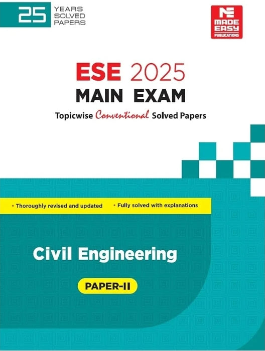 ESE 2025 Mains Examination Civil Engineering Conventional Paper II