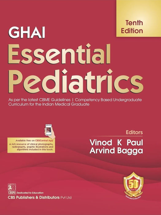 GHAI Essential Pediatrics 10th Ed.