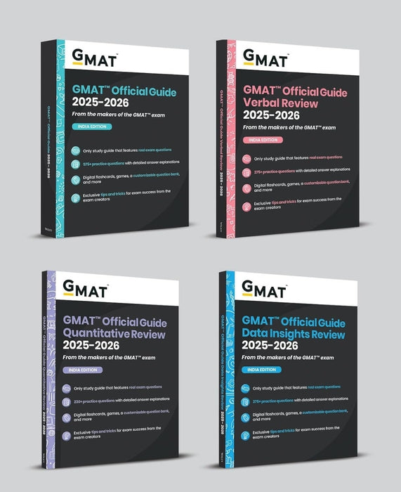 GMAT Official Guide 2025-2026 Bundle: Books + Online Question Bank