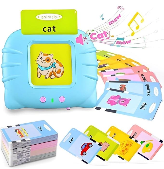 Graphene Colorful Double-Sided Flash Cards, Rechargeable Montessori Educational Cards, Interactive Learning Toys for Kids