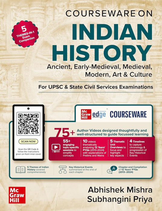 Indian History Courseware for UPSC CSE 2025-26 by Abhishek Mishra and Subhangini Priya