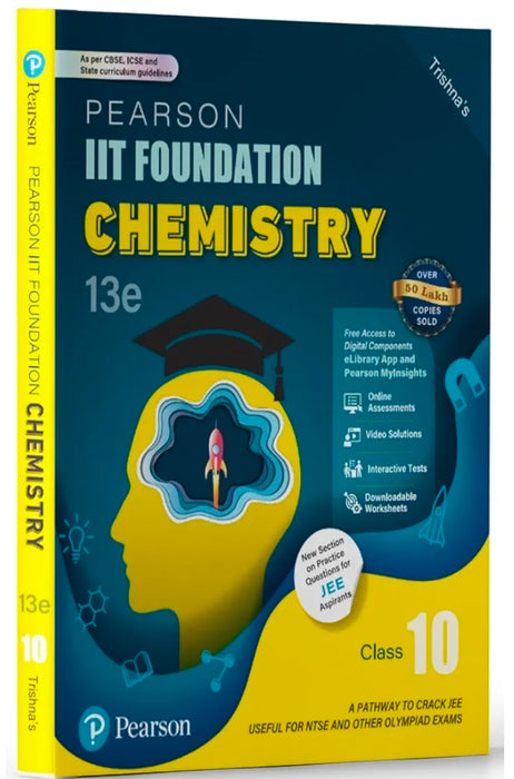Pearson IIT Foundation' 25 Chemistry Class 10 | For JEE, NTSE & Olympiad Exams |As per CBSE, ICSE & State Curriculums | Includes JEE Practice Questions