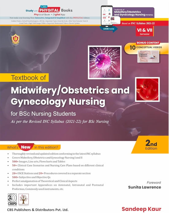 Textbook Of Midwifery Obstetrics And Gynecology Nursing For Bsc Nursing Students 2Ed (Pb 2025)