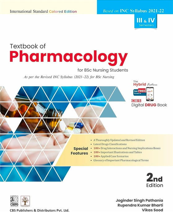 Textbook Of Pharmacology For Bsc Nursing Students 2Ed (Pb 2024)