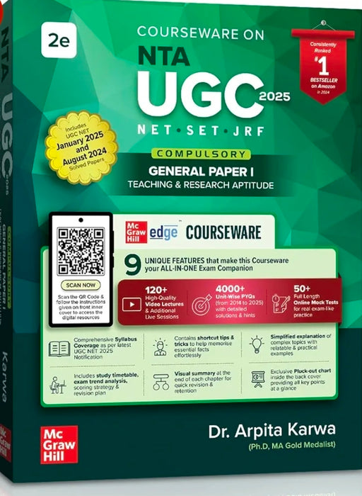 UGC NET Paper 1 2025 by Arpita Karwa | 4000+ Unit-wise Previous Years' Solved Questions (2014 - June 2025)