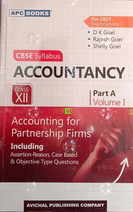 APC Books Accountancy Class XII Part A Volume I, Accounting for Partnership Firms, CBSE Syllabus
