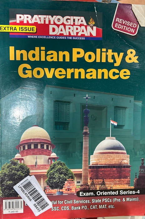 Extra Issue Pratiyogita Darpan Exam. Oriented Series - 4 General Studies Indian Polity & Governance