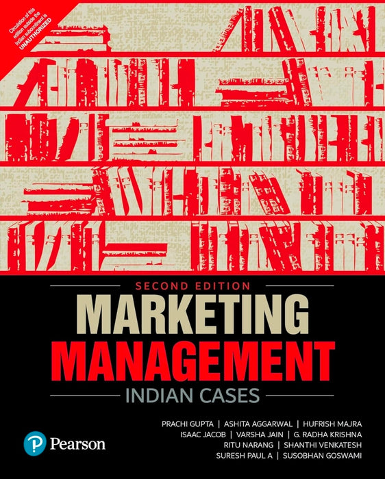 Marketing Management: Indian Cases, 2nd Edition by Pearson | With case studies of popular Indian brands | MBA & business enthusiast by Prachi Gupta
