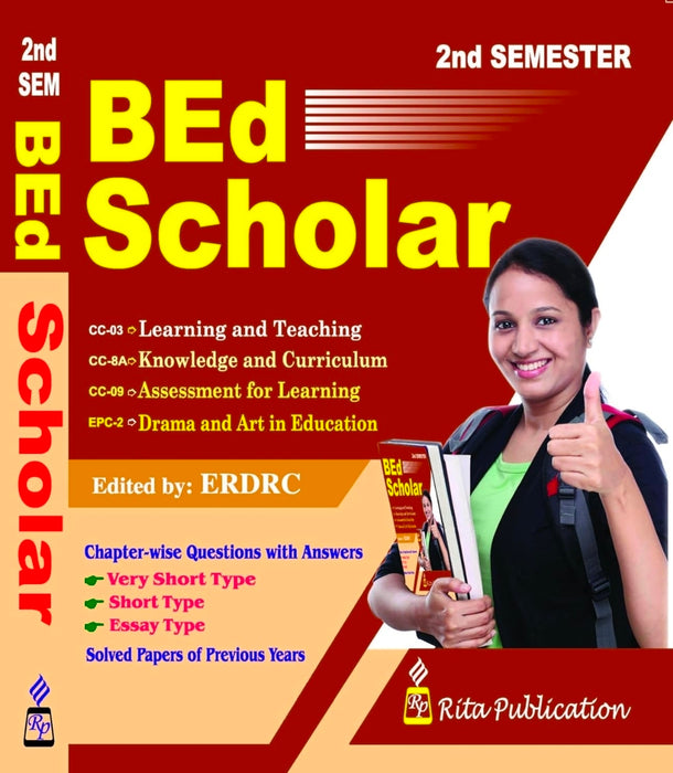 BEd Scholar 2nd Semester (English Version) 2025 Edition || Published By Rita Publication || Tranding