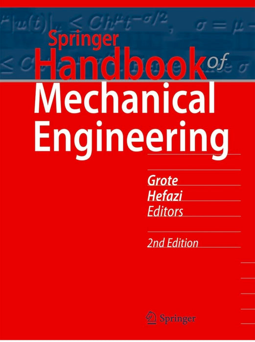 Springer Handbook of Mechanical Engineering (Springer Handbooks