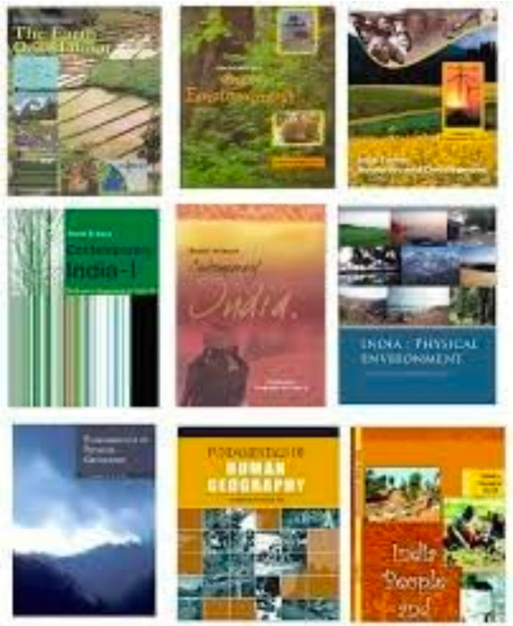 NCERT Textbook Geography Books 6th to 12th (1 Combo Set)