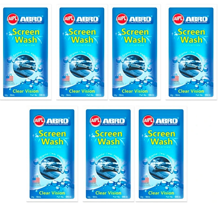 ABRO Windshield Washer Concentrate & Screen Wash Car Washing Liquid (50 ml)