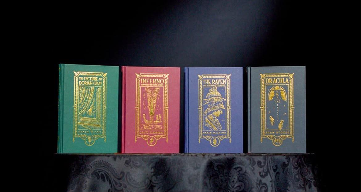 The picture of dorian Grey,The Raven, Inferno , DracullaCanticle I, the Divine Comedy (Gothic Chronicles Collection) Set of 4 Books
