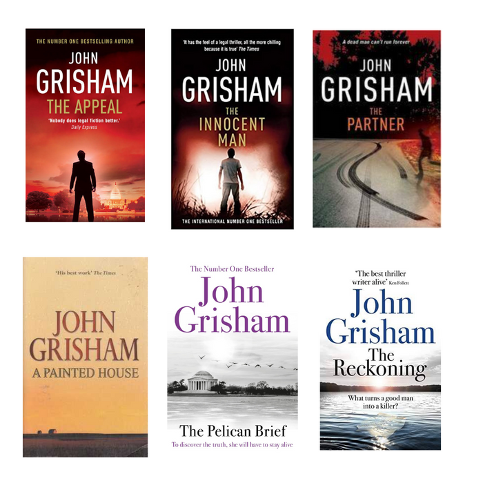 John Grisham Books Combo (Set of 6) (Old Paperback)
