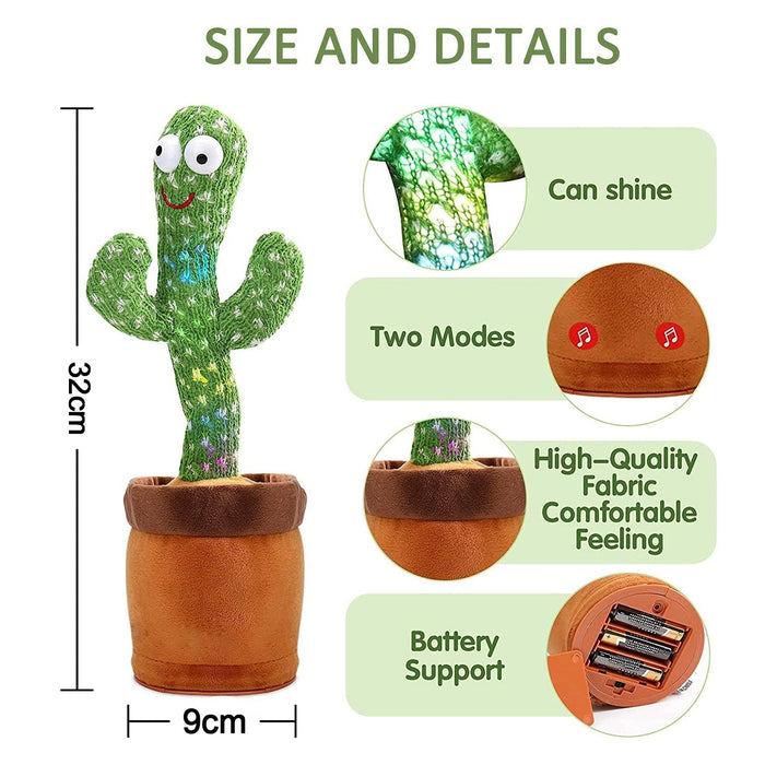 Dancing Cactus Talking Toy, Chargeable Toy - eLocalshop