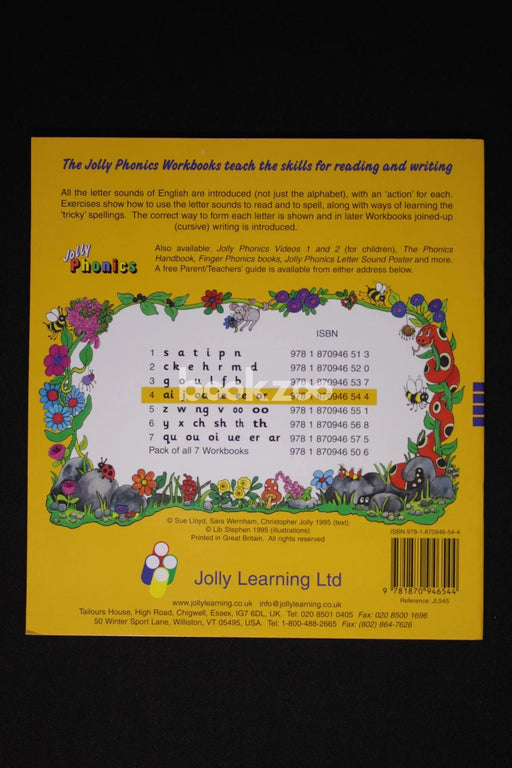 Jolly Phonics Workbook 4 - eLocalshop