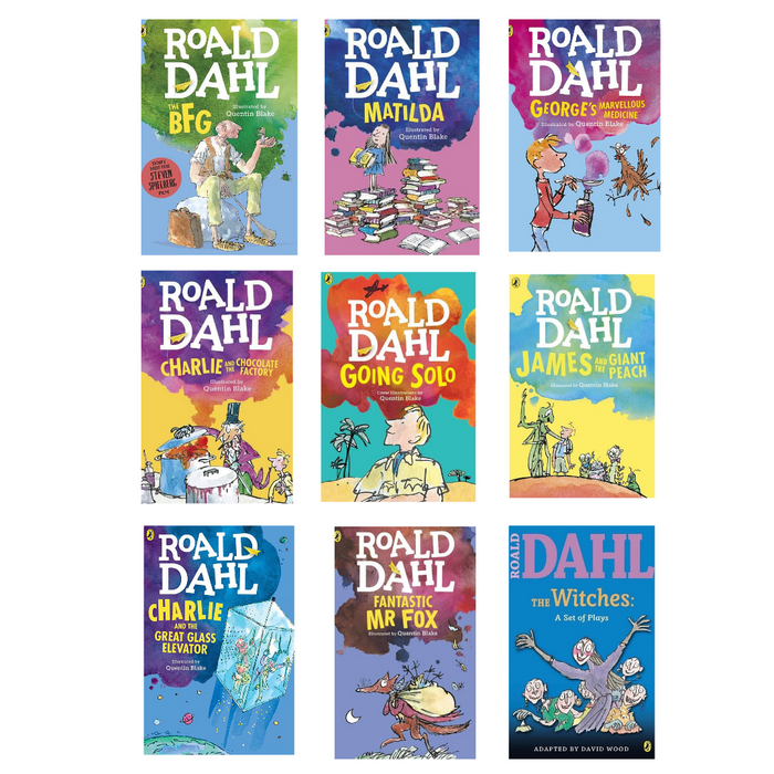 Roald Dahl Books Combo (Set of 9)-Old Paperback