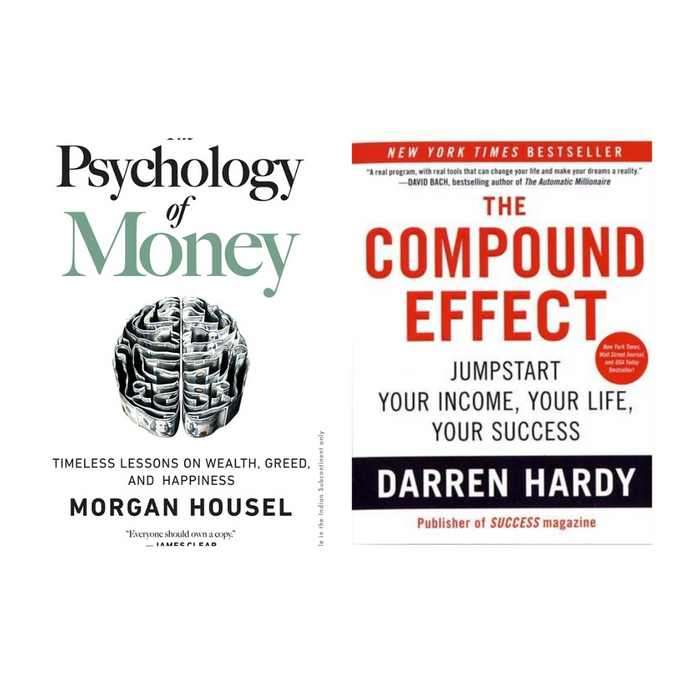 Psychology of Money & The Compound Effect Combo (Set of 2)- Paperback