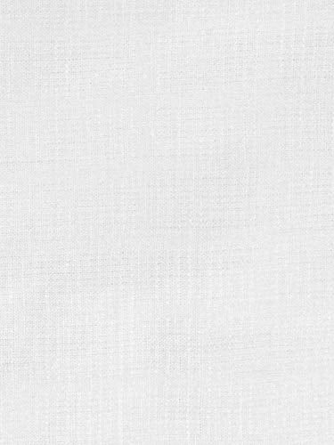 Linen Fabric VK's Men's Linen 1.60 m Unstitched Shirt (White, Free Size)