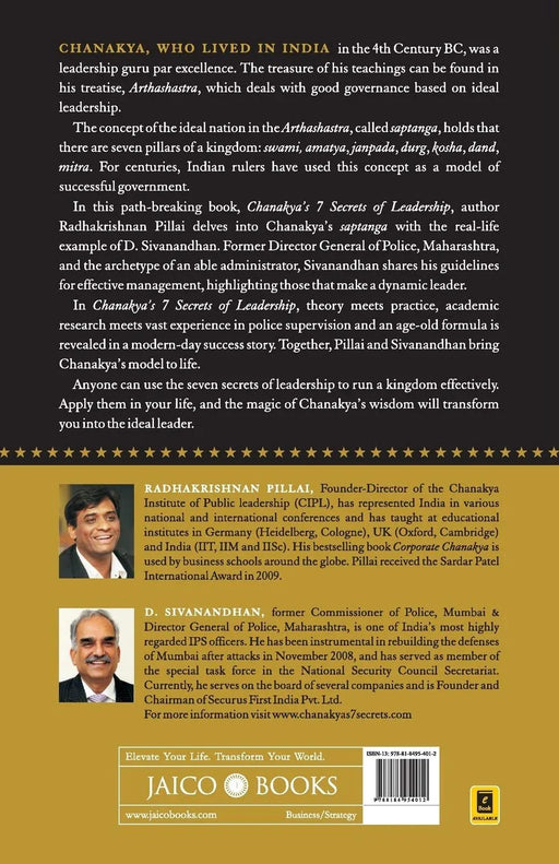 Chanakya's 7 Secrets of Leadership Paperback - eLocalshop