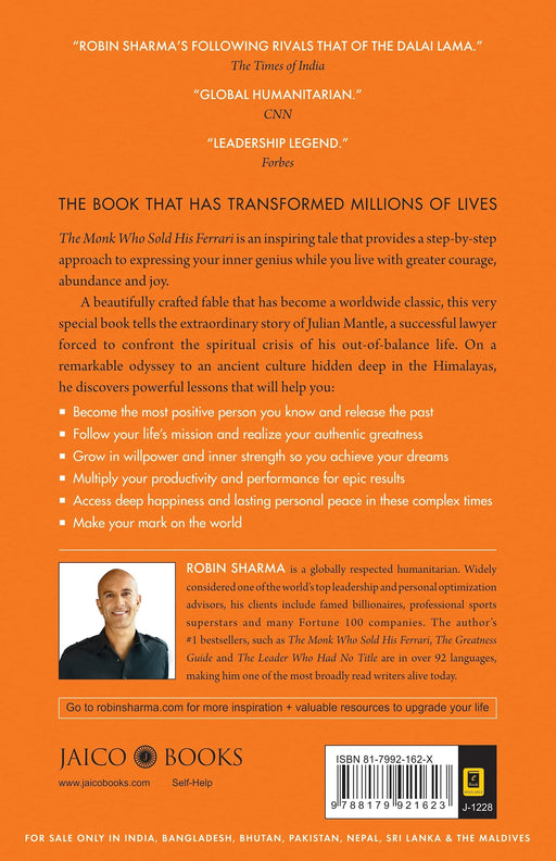 The Monk Who Sold His Ferrari Paperback - eLocalshop