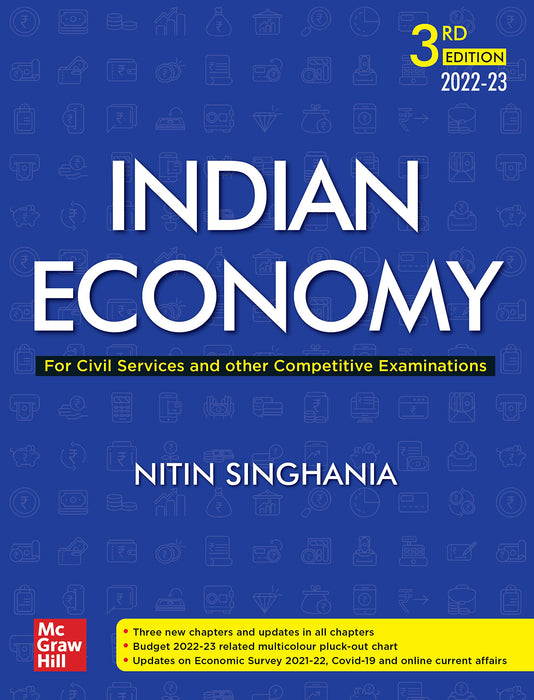 Indian Economy (English| 3rd Edition) by Nitin Singhania | UPSC | Civil Services Exam - eLocalshop
